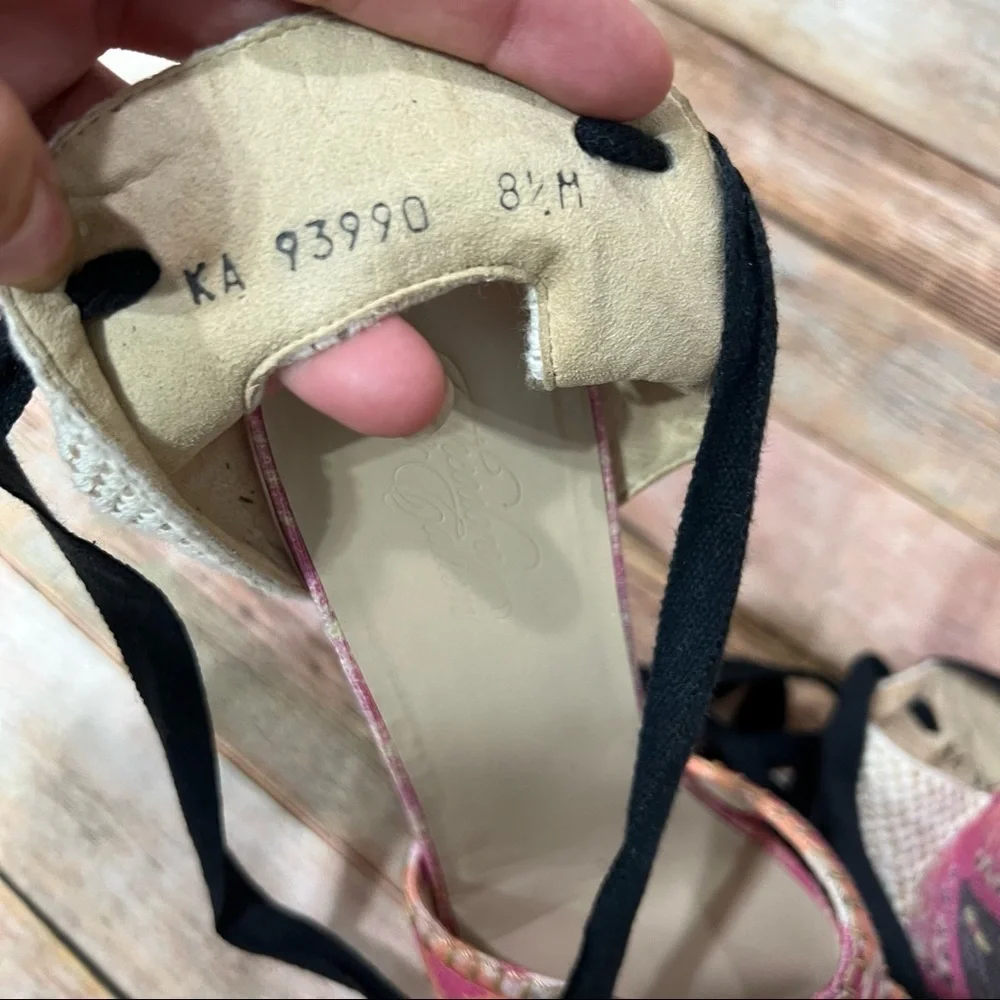 Stuart Weitzman Gladiator Strap Wedge Sandals